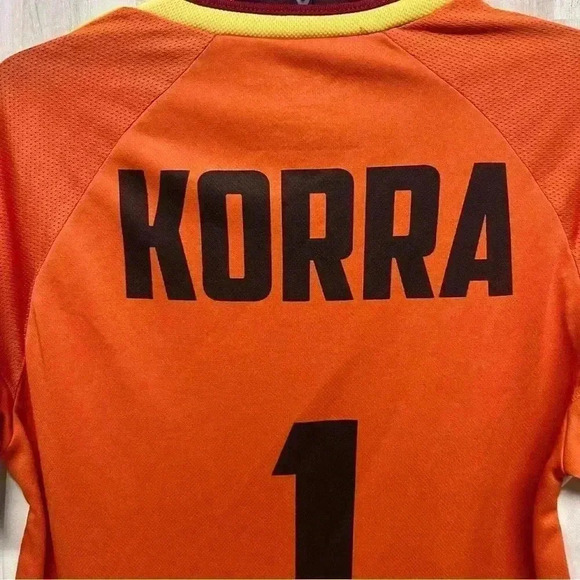 BoxLunch Jersey Men M Orange Legend KORRA FUTURE INDUSTRIES REPUBLIC CITY - Picture 7 of 8